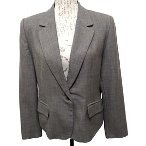 Pendleton Blazer Sz 12P   Wool Blend  Gray  Corp Gore  Career  Business  Lawyer